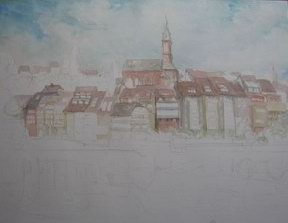 Laufenburg, Blick ber den Rhein