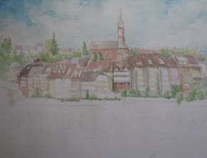 Step 4 Laufenburg, Blick ber den Rhein