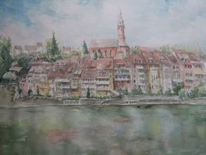 Step 8 Laufenburg, Blick ber den Rhein