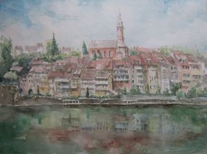 Step 9 Laufenburg, Blick ber den Rhein